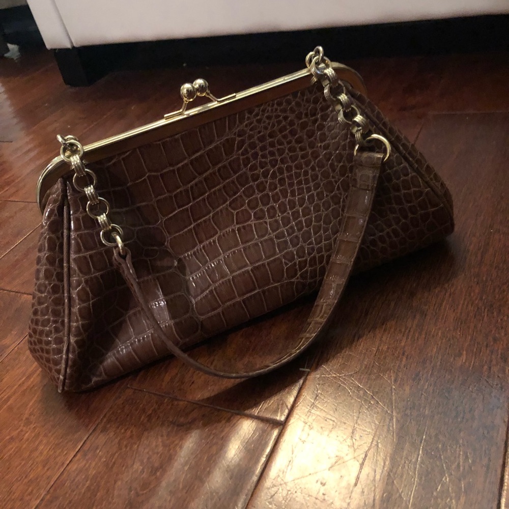 👜🌸💜 Liz Claiborne retro look purse 👜🌸💜